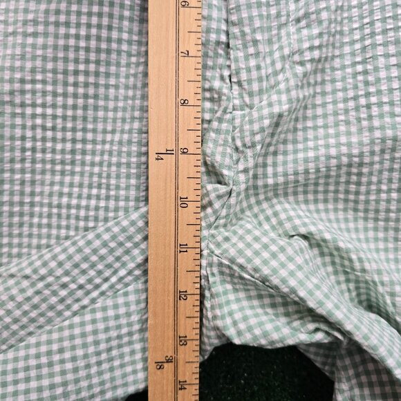 Polo Ralph Lauren Shorts Mens 40‎ Green Check Gingham Chino Outdoors Golf Preppy - Picture 3 of 7